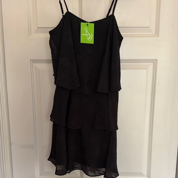 🆕 Sam Edelman Black Layered Women's Dress 🆕 - Picture 1 of 6